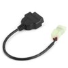 OBD2 Cable Connector, Motorcycle 4 Pin Diagnostic Cable Adapter, OBDII