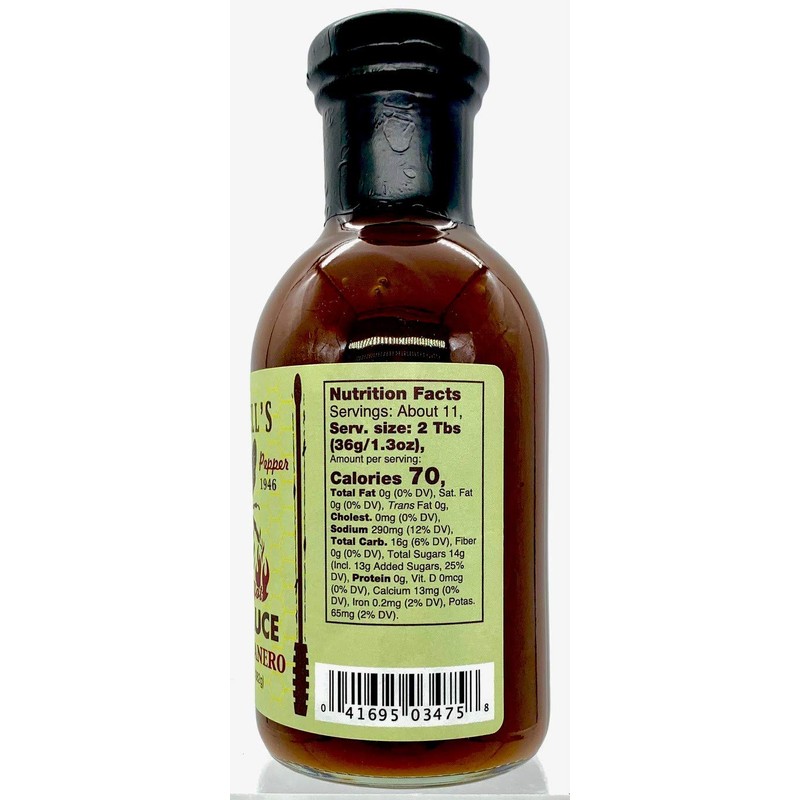Braswell's Honey Habanero Bar-B-Que Sauce