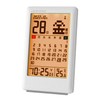 ADESSO Radio Clock Calendar, Thermometer, Alarm Compact Multi-functional Easy to