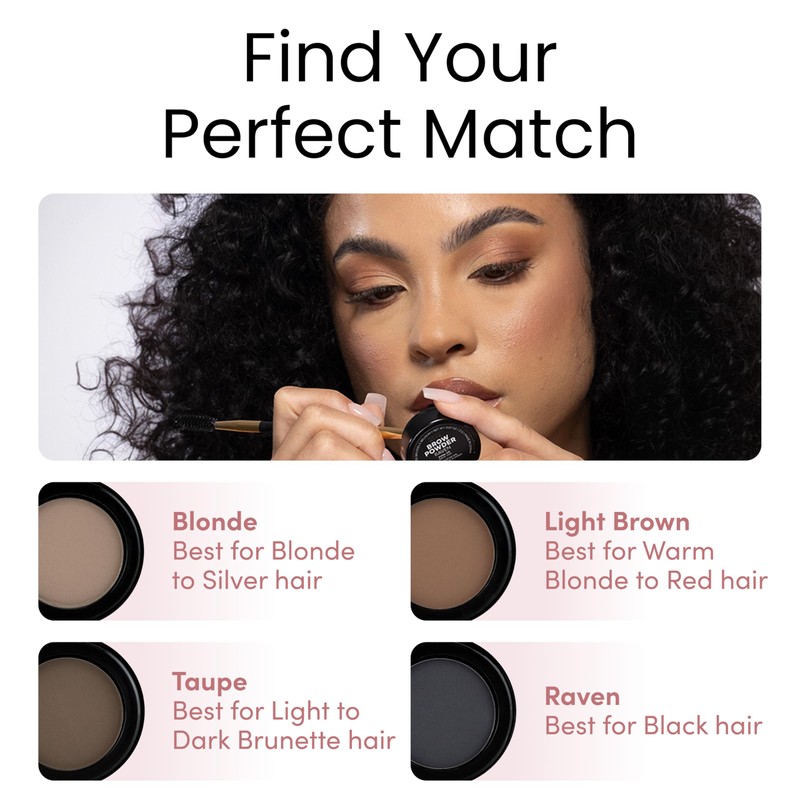 Billion Dollar Brows Eyebrow Powder in Blonde – Achieve Fuller,