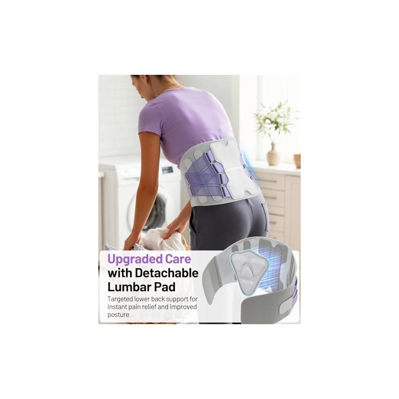 Back Brace for Women,Pain Lumbar Back Support Brace Sciatica Pain