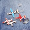 KaminoKa Airplane Lapel Pin Illustration Pin Set of 3