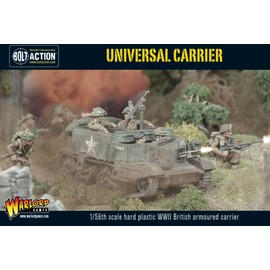 Warlord Games Bolt Action WL402011008 British Universal Carrier, 28 mm Modellbausatz, Erwachsene, Militär, Mk I/Mk II Version Customization