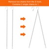2 Pack Hanging Chain for Bird Feeders, Planters, Lanterns and