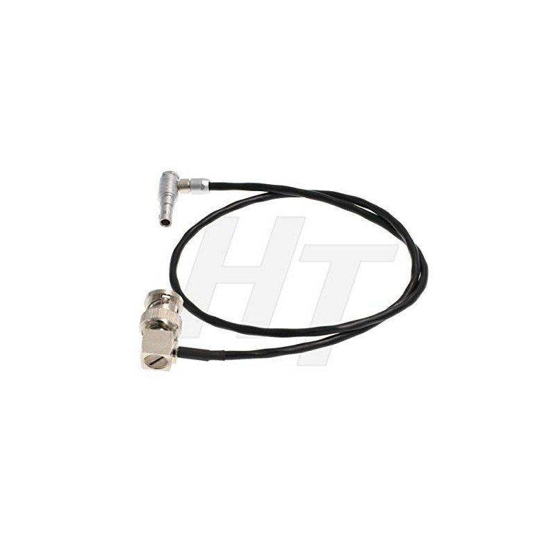 Timecode Sync Cable BNC to 00B 4 Pin Input RED