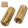 SKIR'CO (Pack of 6) Brass Drop in Anchor M12 x