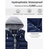 wantdo Women's Quilted Coat Padded Puffer Vest with Removable Hood