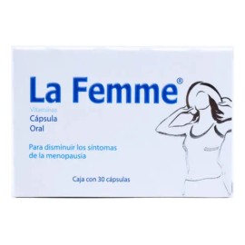 La Femme Vitaminas Disminución Síntomas Menopausia 30 Caps