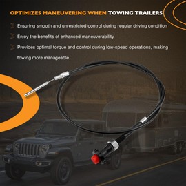 Axle Shaft Disconnect Conversion Kit Compatible with 1987-1995 Jeep Wrangler YJ, 1986-1991 Jeep Comanche MJ, 1984-1991 Jeep Cherokee XJ With Dana 30 Front Axle