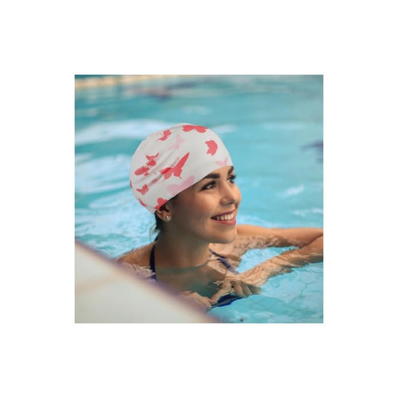 KESYOO Gorro de Natación Unisex para Cabello Gorro Antideslizante y