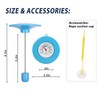 Floating Pool Thermometer Easy Read - No Battery Needed, IPX6