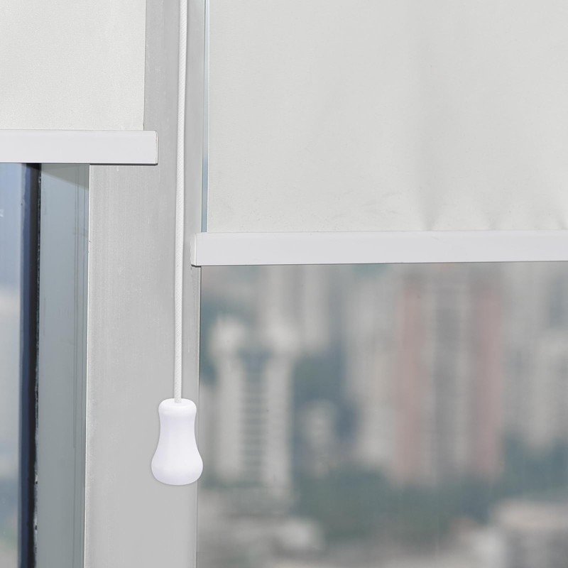 sourcing map 6Pcs Cord Knobs, 32mm Window Blind Tassels Wooden