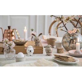 Hoptimist - Animals - Scandinavian Design Decorative Figures (Small - Bunny - Latte)