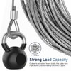 1/8" Wire Rope Kit - 50FT Steel Cable with Loop