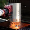 Char-Griller® Charcoal Grill Chimney Starter with Quick Release Trigger for