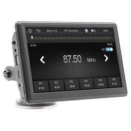 docooler Portable Car MP5 Player with 7 Inch HD Screen Support Android Car MirrorLink AHD Rear View Camera Smart Car Entertainment System FM Transmitter Hands-Free Calls