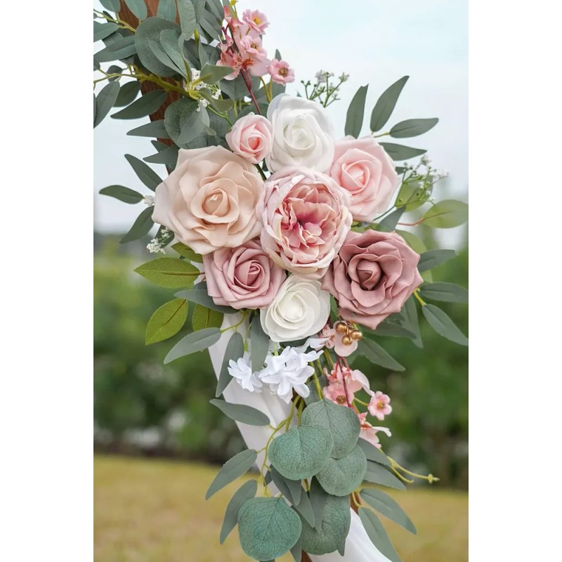 2pzs Pequeños Ramos Flores De Arco De Boda Flores Guirnalda