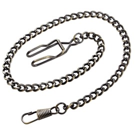 1 PCS Bronze Waist Chain Pocket Watch Chain Accessory 14.7 "(37.5 cm), Men's/Women's Silver Vintage Metal Alloy Pocket Watch Chain-Bronze