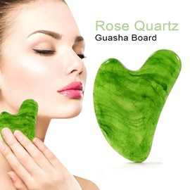 Gua Sha Facial Tools, Natural Gua Sha Scraping Massage Tool Facial Body Skin for SPA Acupuncture Therapy Trigger Point Treatment