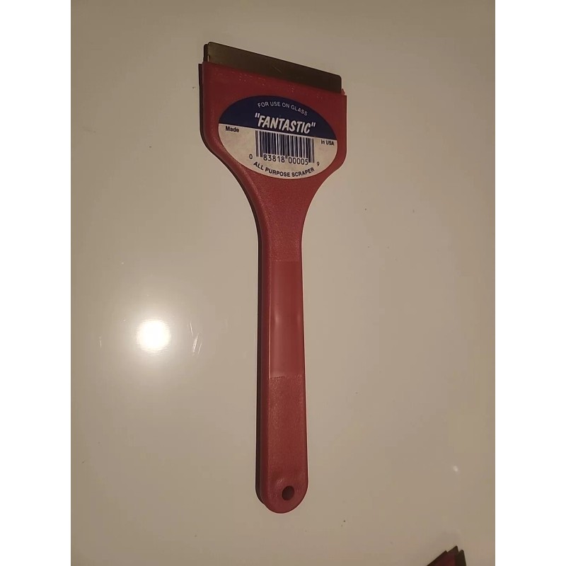 FANTASTIC 10 FANTASTIC BRASS ICE SCRAPER 9 INCH Red