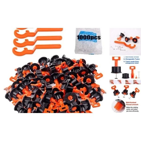 Unbranded Tile Leveling System Kit with 200pcs Tile Leveler &