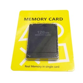 PS2 Memory Card for PS2 Dedicated Save Data, Archive Card, Large Capacity, Universal for PS2 Series, Memory Card for Files (128MB)