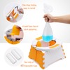 YUNHECAM Foldable Toilet Trainer for Kids Baby Potty Seat with