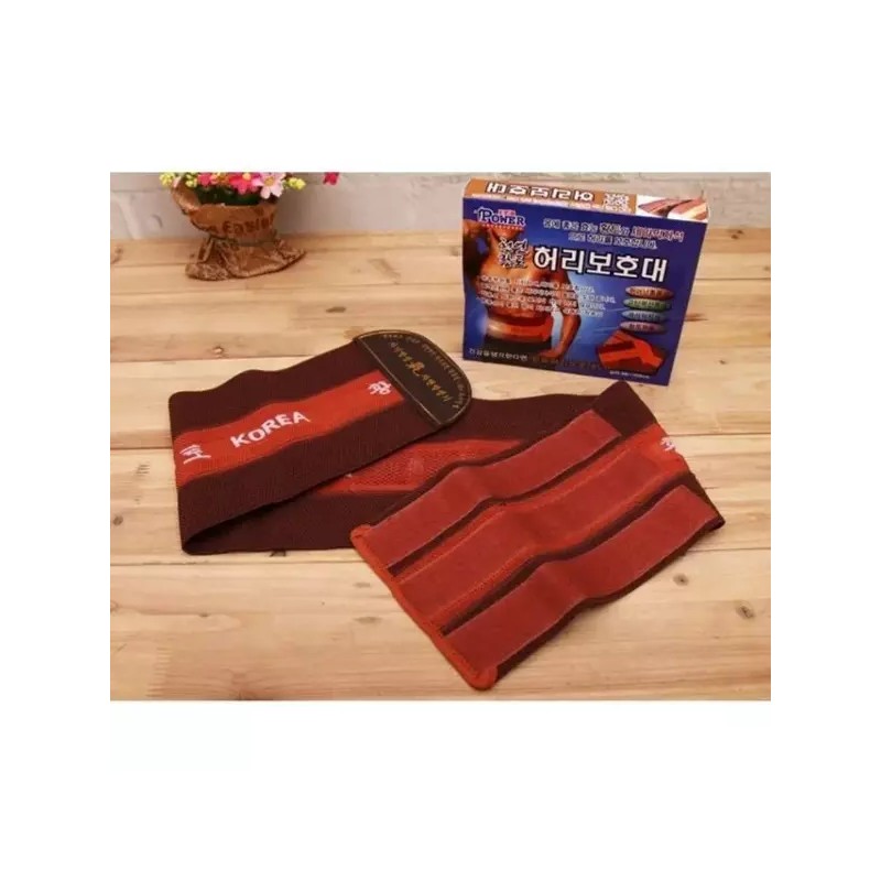 황토 천연 허리보호대 복대 척추 바른자세 Earthenware Natural Waist Protector