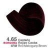 Tinte Permanente Profesional Colortech Nutrapel Tono 4.65 Borgoña / Castaño
