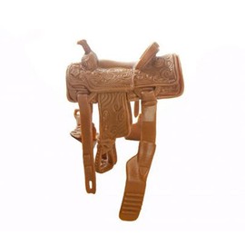 Little Buster Toys Calf Roping Saddle; 1/16th Scale