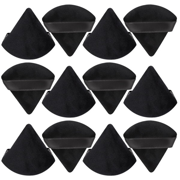 LLMSIX 12 Pieces Powder Puff, Makeup Sponges for Foundation, Body