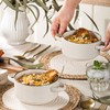 Gooditour Ceramic Soup Bowls Set - 27 Oz French Onion