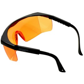 HQRP Orange Lenses UV Safety Glasses Eyewear for UV Curing of Coating/Inks, Paint & Resin Curers, Lithographic & Printing Workers