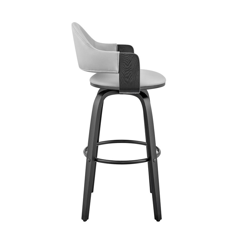 Armen Living Daxton Bar Stool Gray