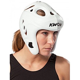 Kwon Shocklite CE Head Guard in 5 Colours, White, L/XL