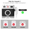 Dayinkes Compatible For AirPods 3rd Generation Case with Keychain, Camera