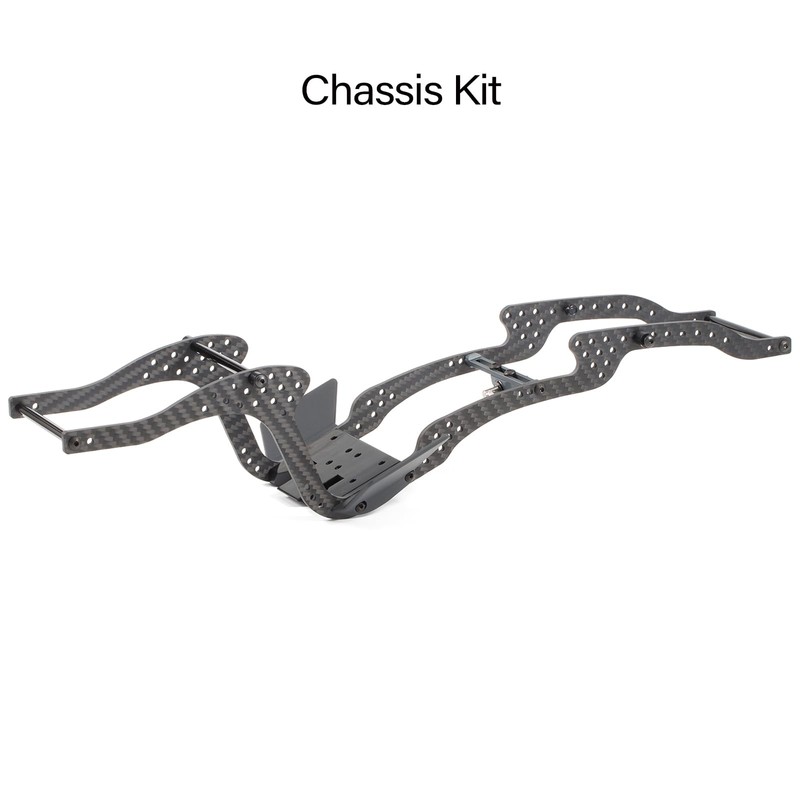 Carbon Fiber Dragon HiLow Chassis Kit Comp Cheater Rigs Frame