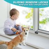 Sliding Window Locks (6 Sets), Security Window Locks with Keys,