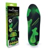 Footlogics Unisex Adults Performance Insole, Green/Black, X-Small US
