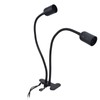 Table Lamp Holder E27/E26 Black Double Headed 360 Degree Adjustable