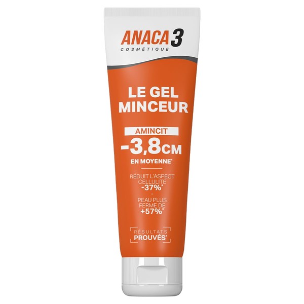 ANACA 3 - Gel Minceur - Triple Action Anticellulite - Amincit & Raffermit La Peau - Caféine, Carnitine & Spiruline - 1 Application/Jour Pendant 6 Semaines - Fabriqué En France - 150ml