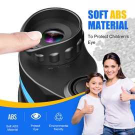 LET'S GO! Binoculars for Kids Boys, Outdoor Toys for 3-9 Year Old Boy New Best Gifts for 3-9 Year Old Boys Christmas Xmas Stocking Stuffers Fillers for Boy Blue