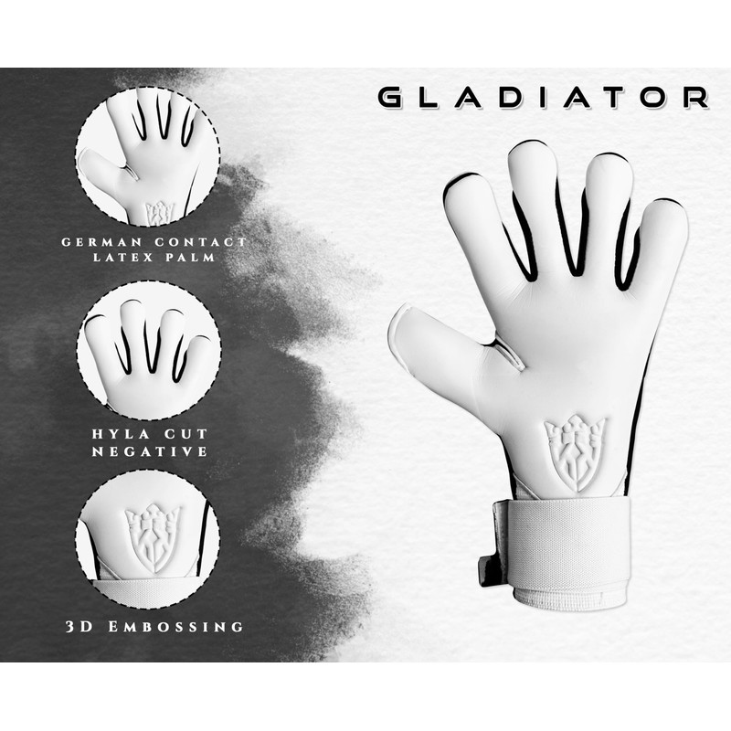 Keeperking GladiatorKing Negative Cut Professional Men's Goalkeeper Gloves with Professional