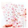 6Sheets Beautiful Cherry Blossom Pattern Scrapbook Stickers,Japanese Stickers,Cherry Tree Stickers,