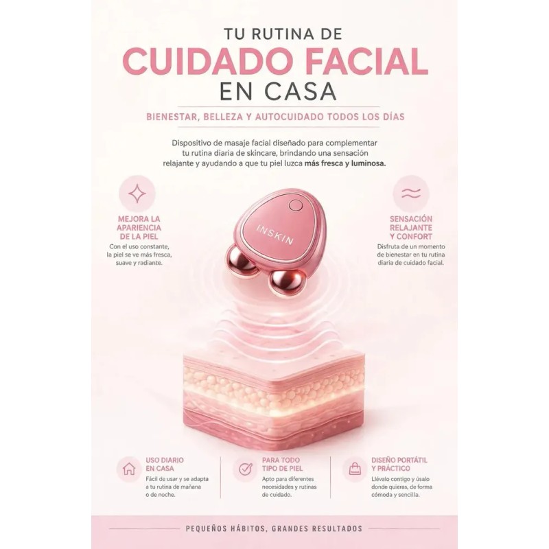 Inskin Rejuvenating Microcurrent Facial Massager
