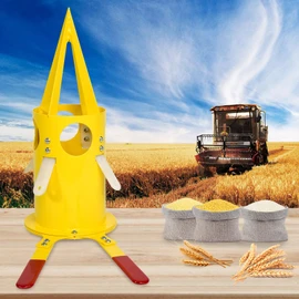 Big Bag Dispenser Bulk Bag Unloader Big bag animal feed unloader for warehouse farm home use Construction Industry (Yellow)