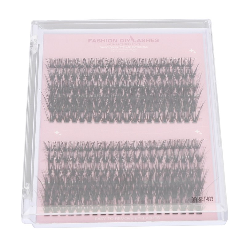 240 Pcs DIY Lash Extension Kit D Curl Cluster Lashes