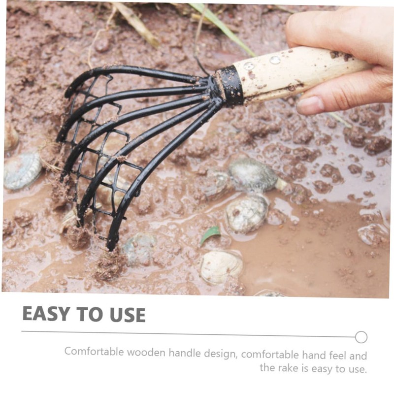 MERRYHAPY 2pcs Clam Rake Dig Seafood Accessories Dig Seafood Tool