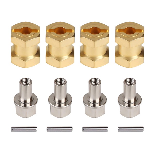INJORA RC Hex Hub 12mm Brass Wheels Hex Hub Extension
