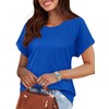 XIEERDUO Summer Tops for Women 2025 Trendy Short Sleeve Crew